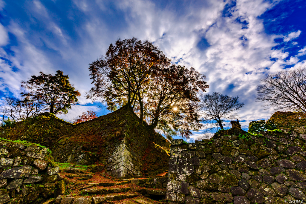 Old castle of autumn.