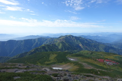 秋の空と白山からの眺望３