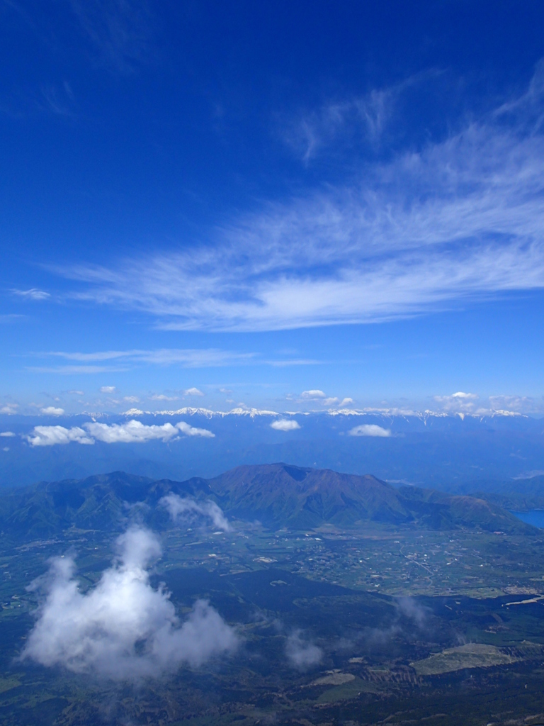 巻雲広がる　（201405富士山）