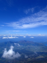 巻雲広がる　（201405富士山）