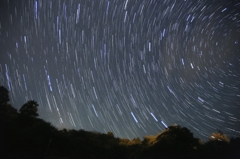 北西の星空
