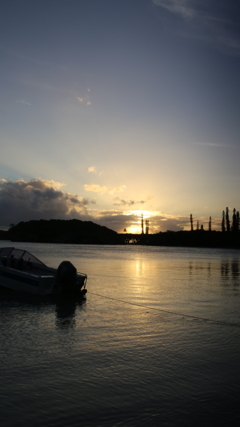カヌメラ湾　夕景 (3)