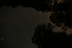 昴（プレヤデス星団）とアルデバランの秋の星空 (2)