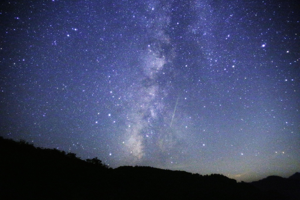 ペルセウス流星群前日の夜