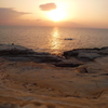 千畳敷の夕陽1