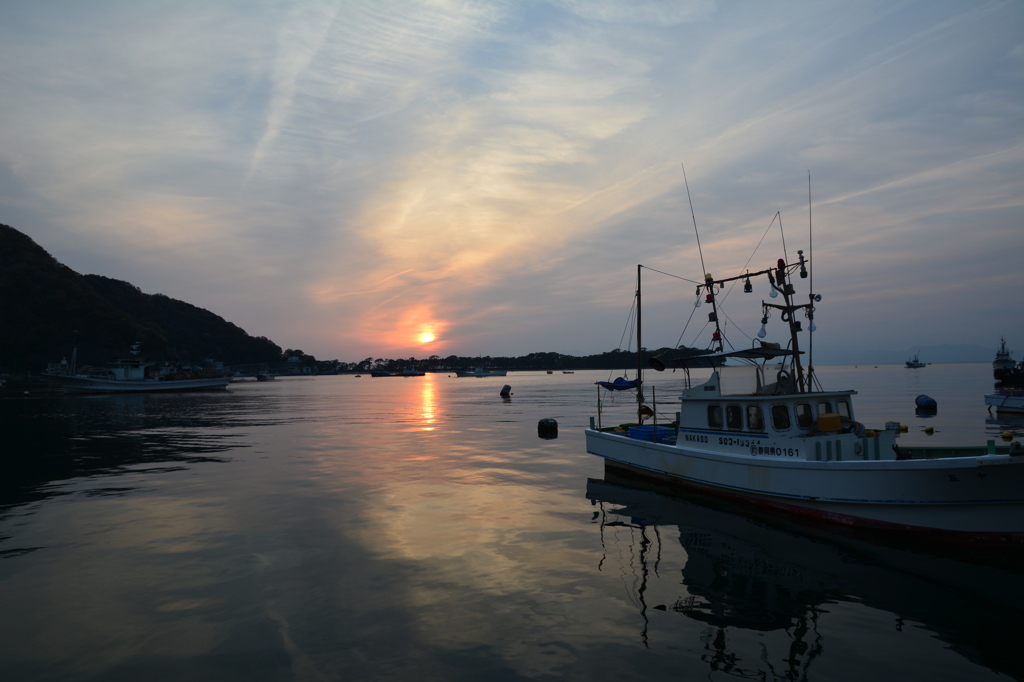 戸田の夕焼け