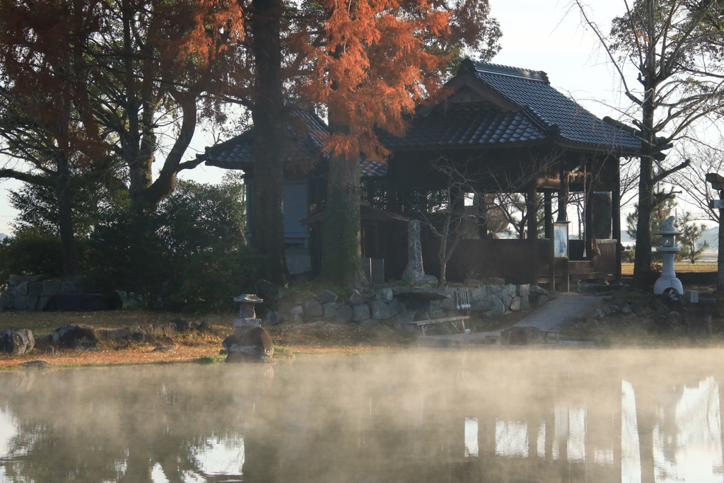  秋冬縫の池