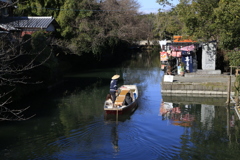  冬の柳川川下り