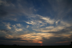 夕暮れ