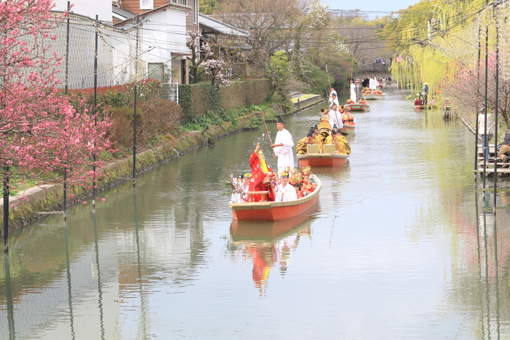 　城内水路パレード　９