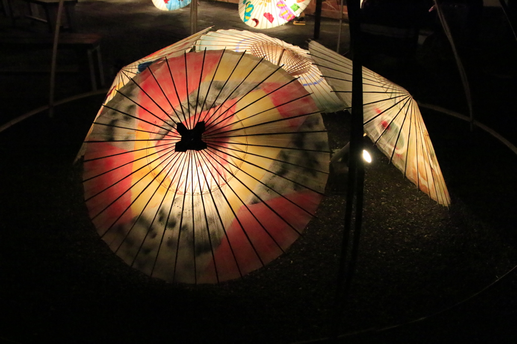 灯籠浪漫　和傘