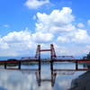 　夏の昇開橋