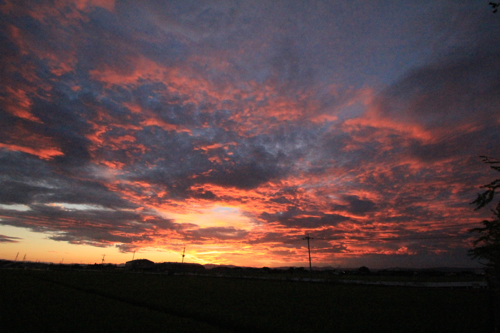 ７．３１　朝焼け　３