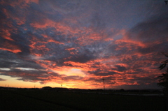 ７．３１　朝焼け　３