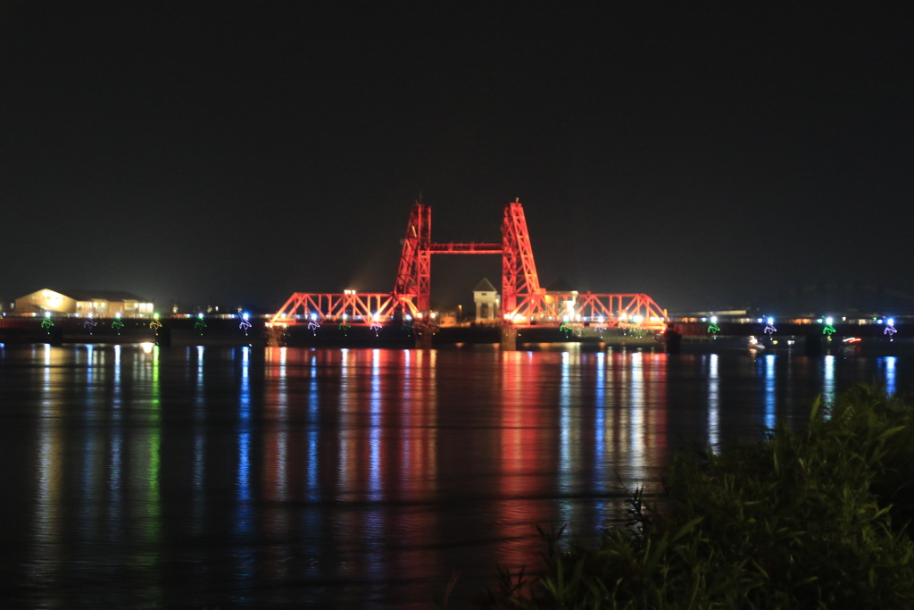 _ライトアップ　昇開橋