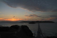 角島の夕陽