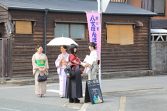 　和服でめぐる八女のまち