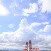 　夏雲の昇開橋