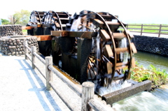 朝倉三連水車　２