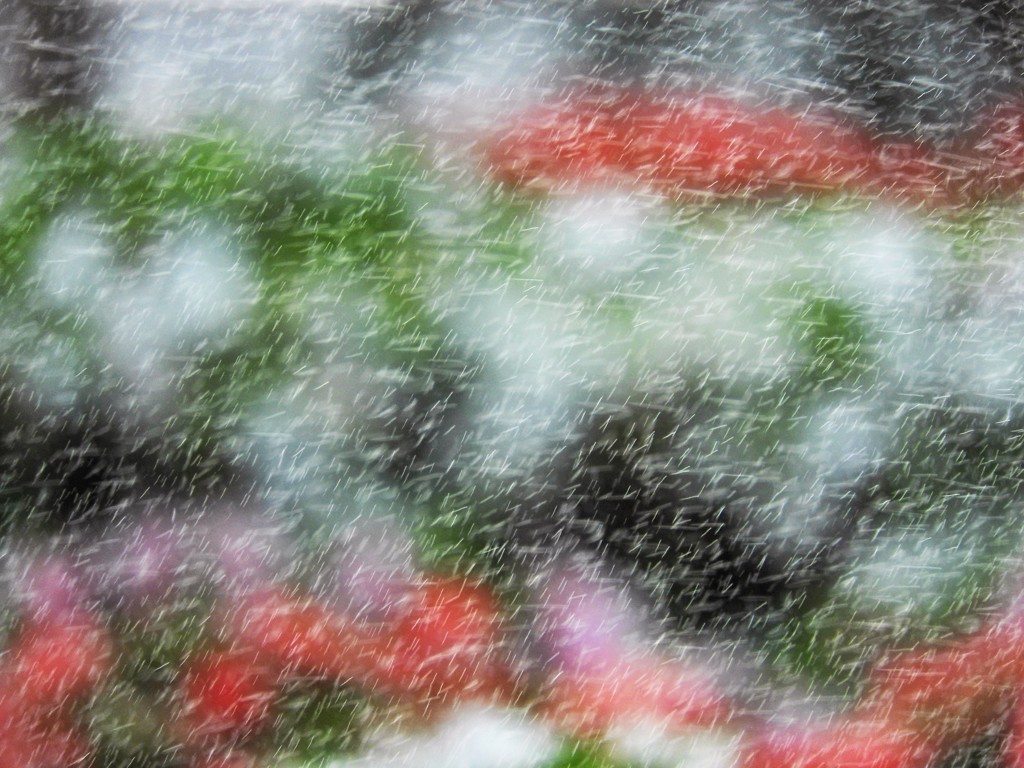 降り注ぐ