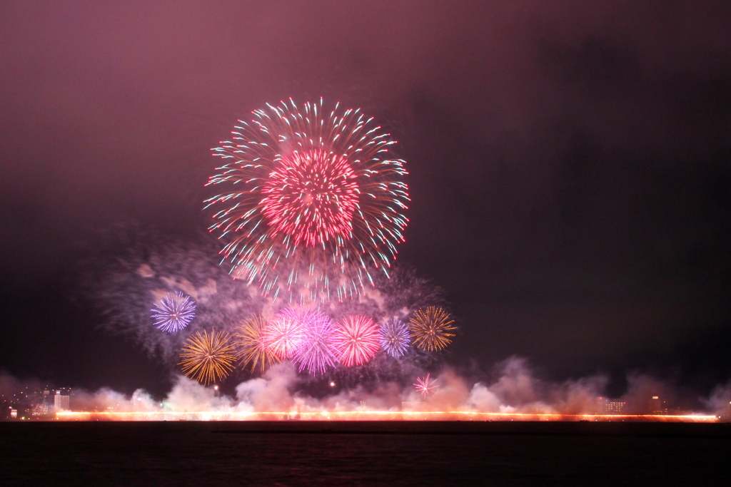 諏訪湖祭湖上花火大会⑯