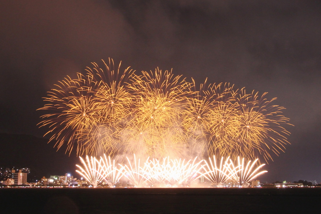 諏訪湖祭湖上花火大会⑧
