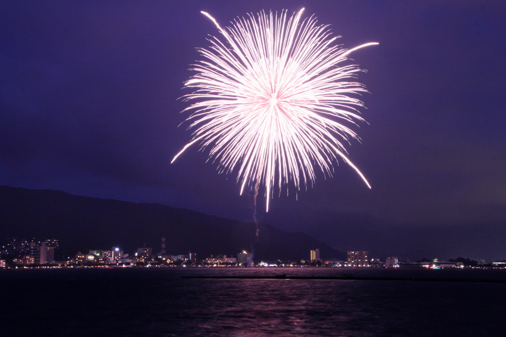諏訪湖祭湖上花火大会④