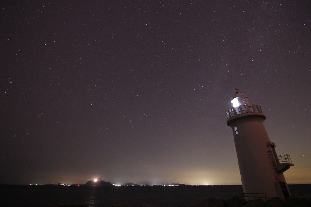 星降る伊良湖岬