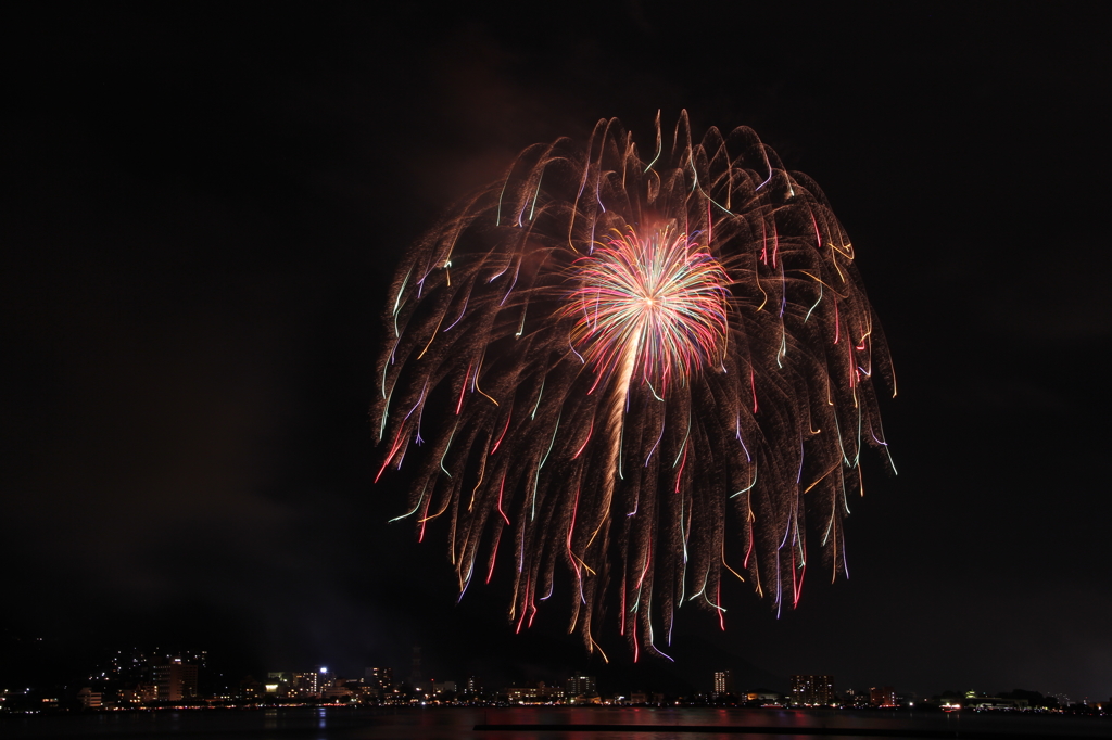 諏訪湖の花火2014おまけ