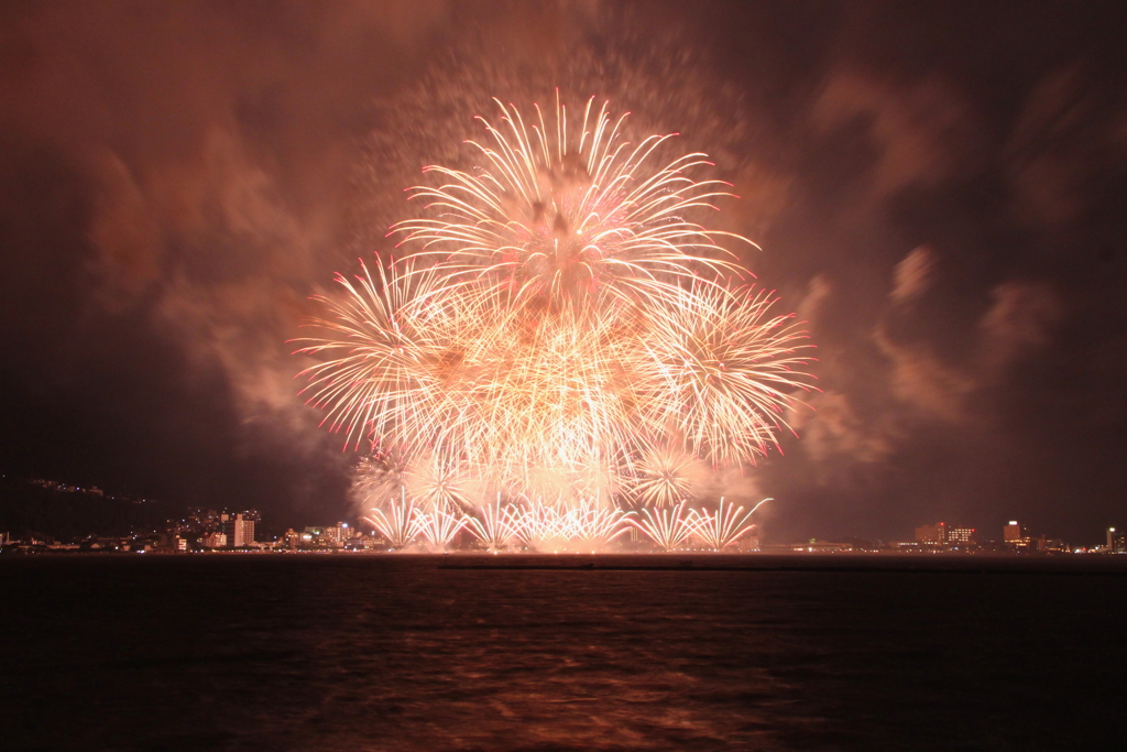 諏訪湖祭湖上花火大会⑩