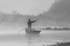 朝霧の中のライバル１