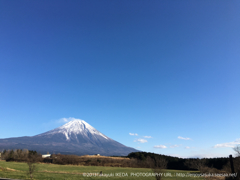 i朝霧高原の富士山