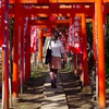 朱を歩く