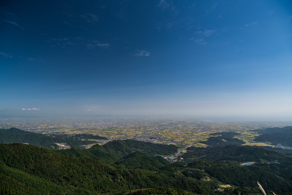 雨山から佐賀平野