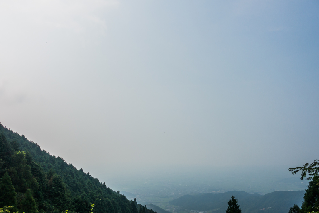 霞んでいます