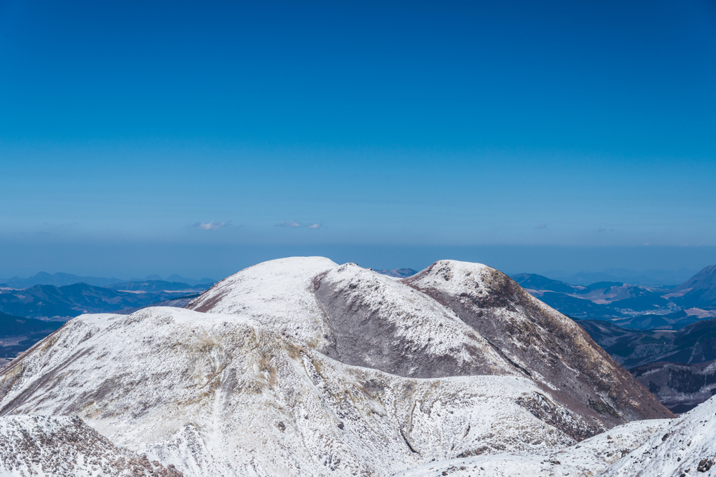 久住山から三俣山