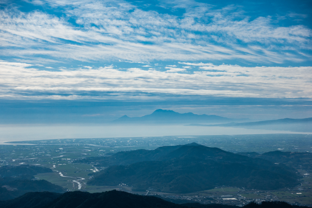 霞む雲仙