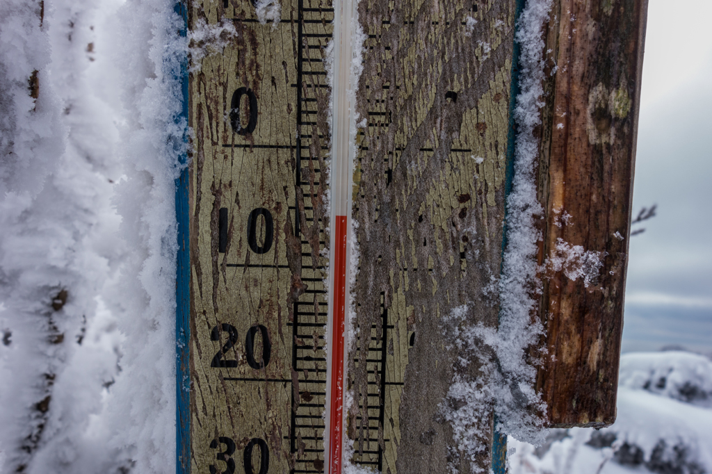 国見岳山頂の気温