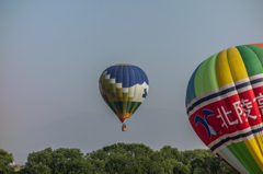 二毛作の狭間のバルーン