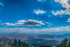 天山への登りから