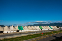 バルーンフェスタ準備中