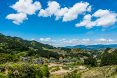 林道から鬼木郷