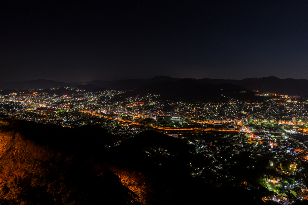 稲佐山からの夜景-25mm-2