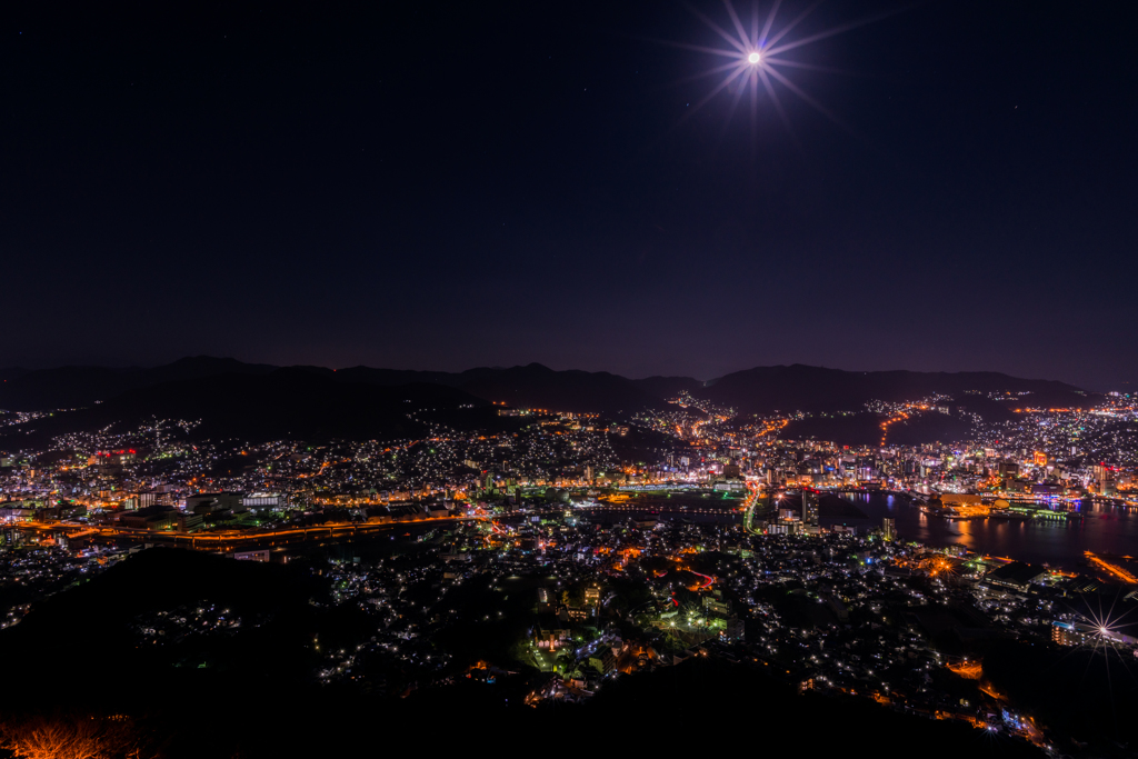 稲佐山からの夜景-20mm-2