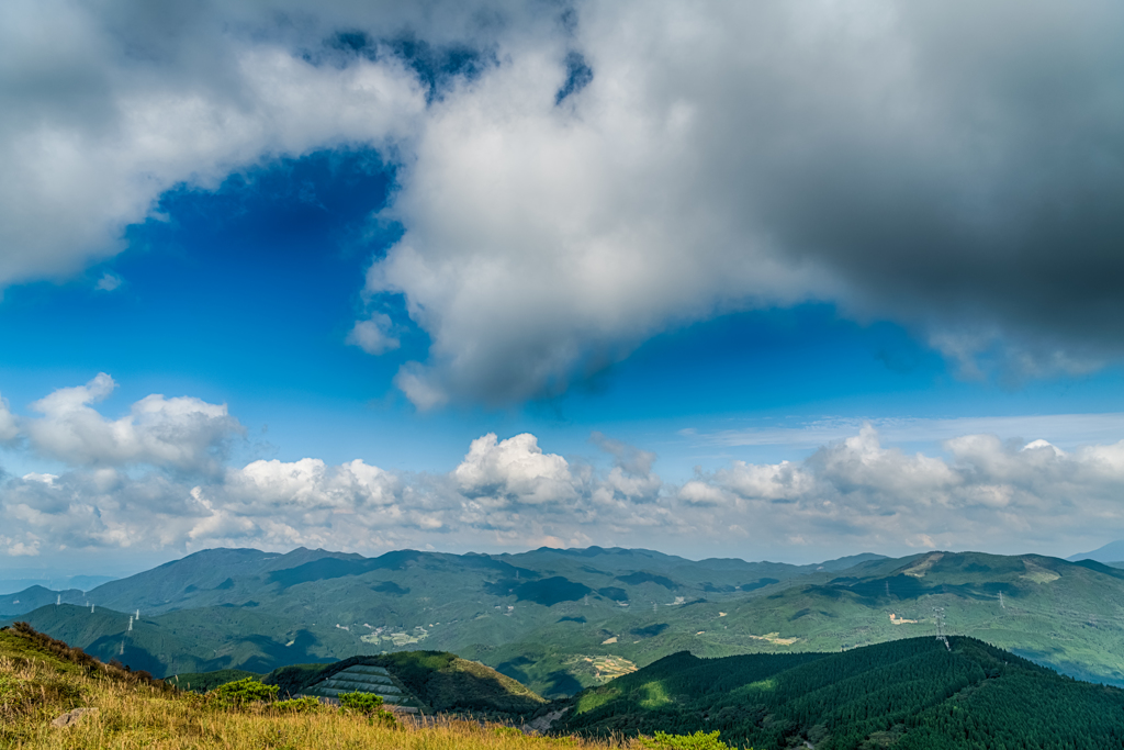 天山から北の眺望
