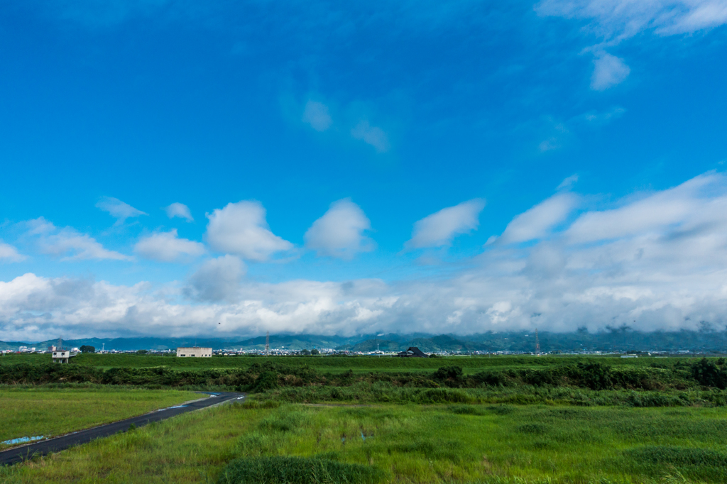 雨上がりの青空
