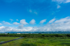 雨上がりの青空