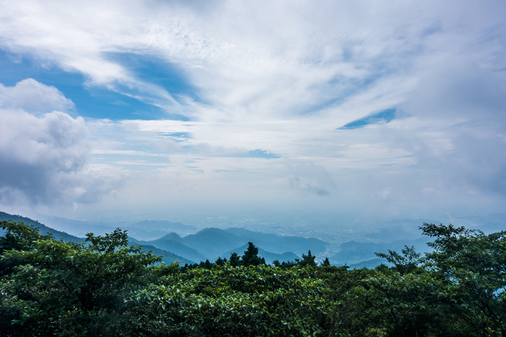 佐賀上空の雲