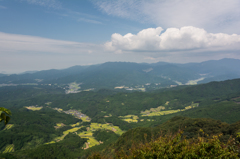 八幡岳山頂から