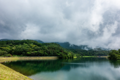 八丁ダムから天山